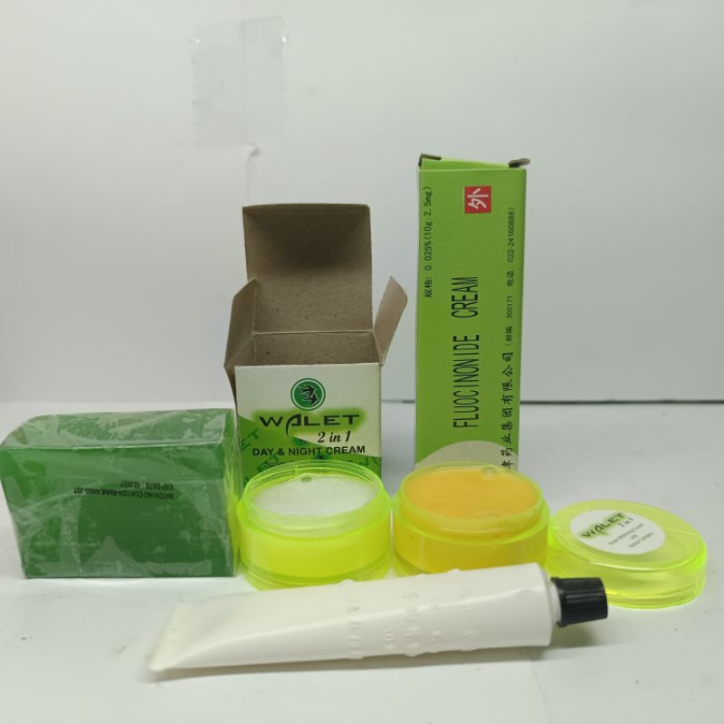 Paket Cream Walet Siang Malam 4In1/Sabun Walet Original
