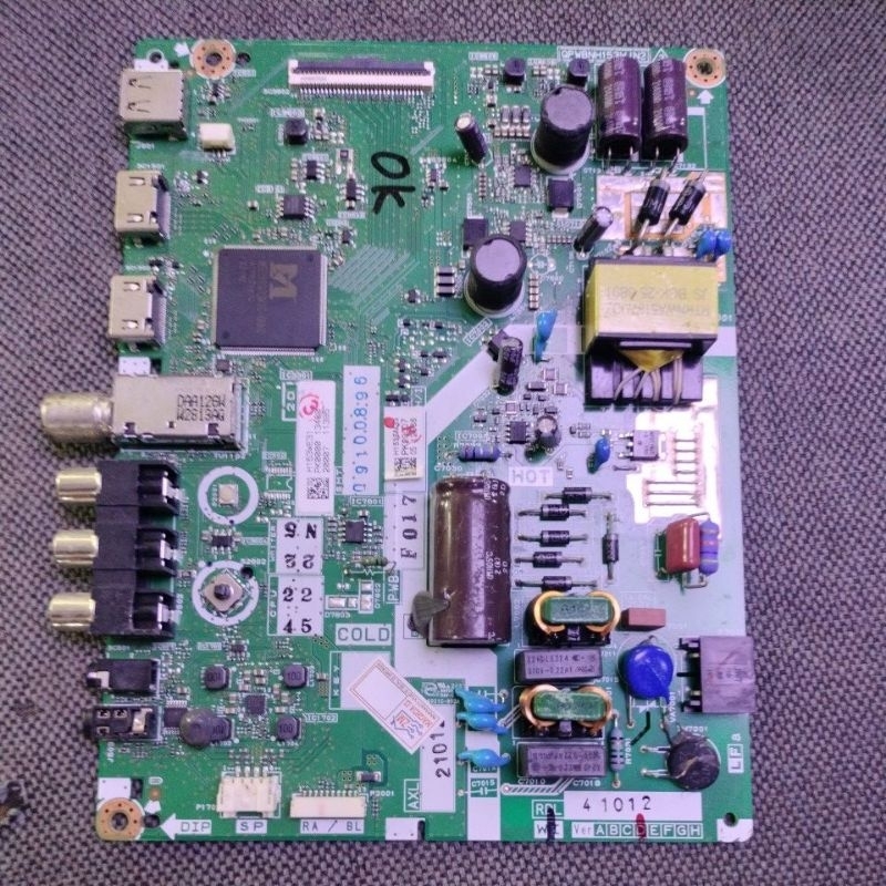 MB MAINBOARD MOTHERBOARD TV SHARP 2T C32GD1500I 32GD1500I 32GD15001 32GD1500 I new/baru