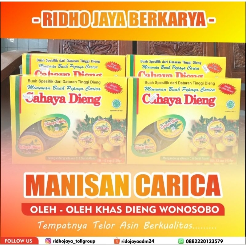 

Manisan Buah Carica Khas Dieng Harga Murah || Cahaya Dieng