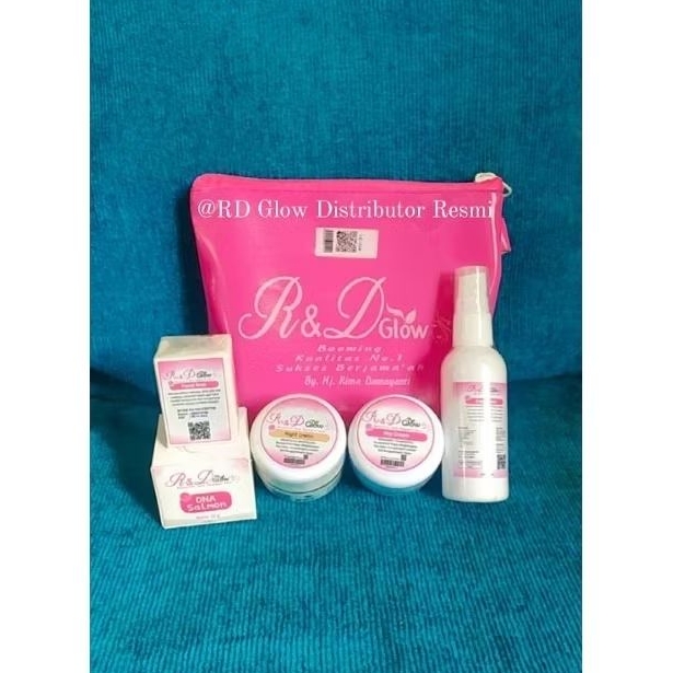 Sepaket R&D Glow dan DNA SALMON by Owner Hj Rima Damayanti