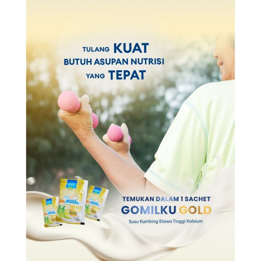 

Gomilku Gold Sachet SR12/Susu Kambing Etawa/Susu Bubuk/Susu Kesehatan Tulang