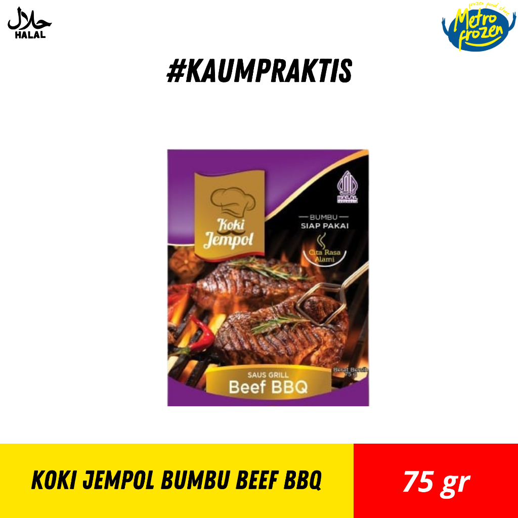 

Koki Jempol Bumbu Beef BBQ 40gr //bumbu barbekiu //bumbu beef bqq instan Banjarmasin