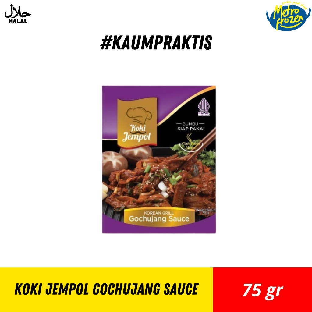 

Koki Jempol Bumbu Gochujang 40gr //bumbu gochujang merk koki jempol //gochujang sauce instan Banjarmasin