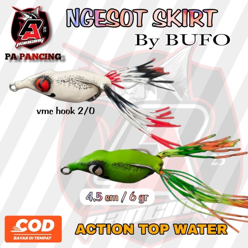 Umpan Softfrog Bufo / Bufo Ngesot Skirt 4.5 cm