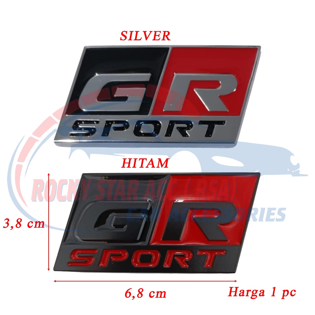 Emblem Mobil Logo Gr Sport Metal Car