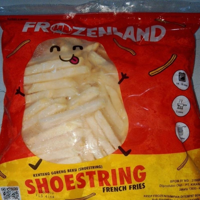 

Frozenland shoestring 500gr