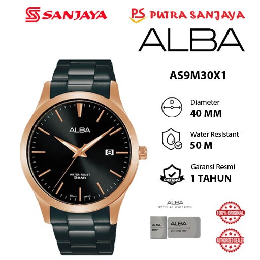 Jam Tangan Pria ALBA AS9M30 / AS9M30X1 // AS9M31 / AS9M31X1 // AS9M32 / AS9M32X1// AS9M34 / AS9M34X1