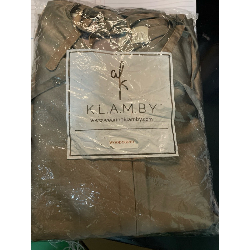 ♥️woody grey M♥️Rinjani dress plain wearing klamby