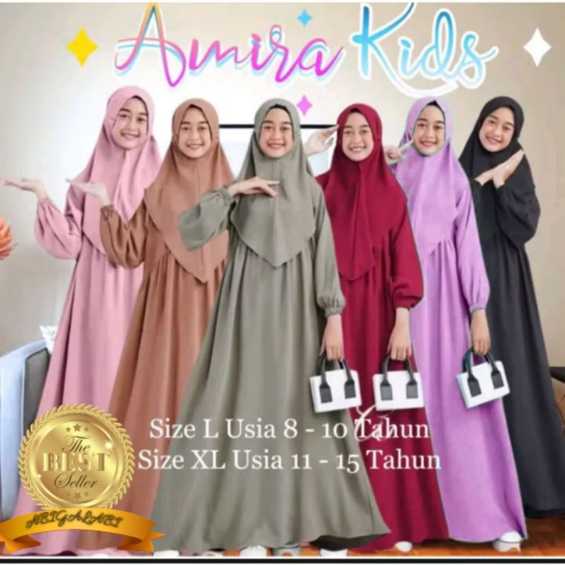 AMIRA SYAR"I KIDS - GAMIS ANAK VIRAL - GAMIS ANAK TANGGUNG - STYLE KEREN KEKINIAN