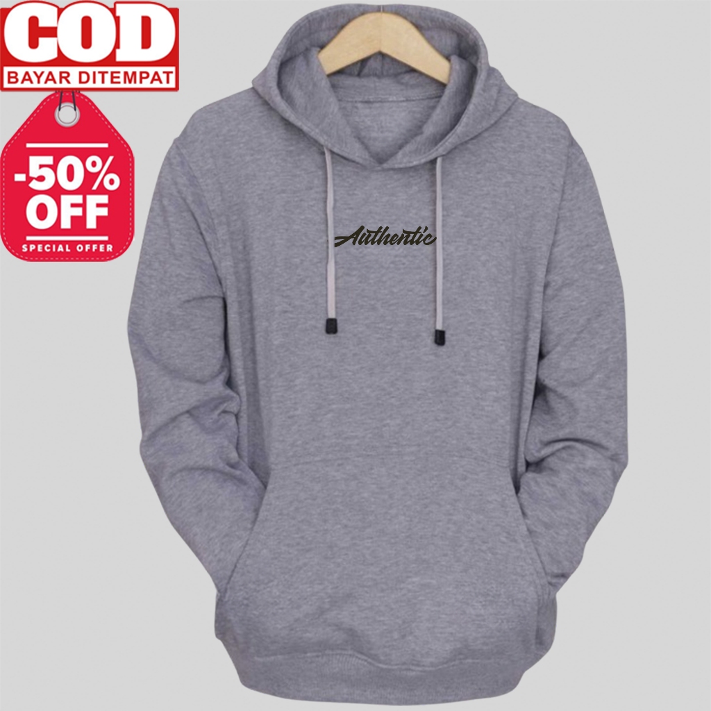 Hoodie Aesthetic Sweater Jaket Hodie Pria Wanita Terpopuler Dan Terlaris Warna Abu Muda Switer Hoodi
