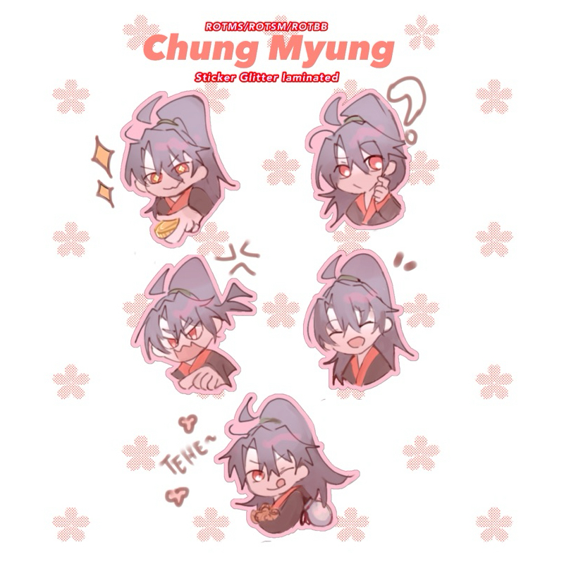 

Chung Myung Sticker Glitter Laminated