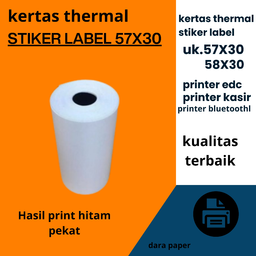 

Label Stiker Thermal 58X30-Label Stiker Thermal 57X30