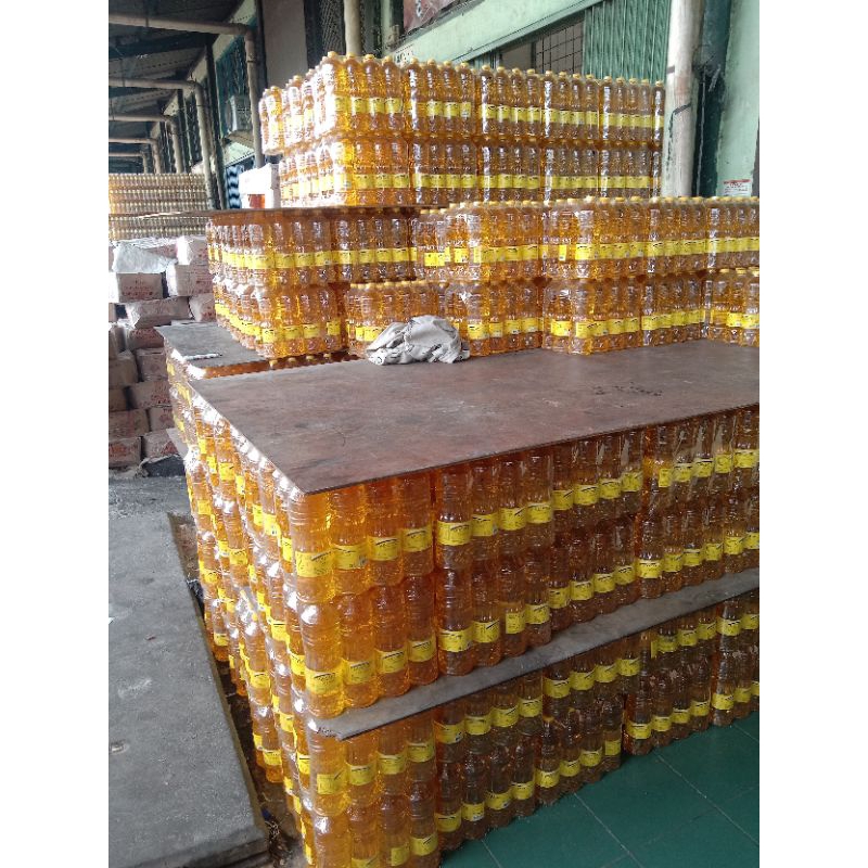 

Minyak goreng Rizki Botol 1 liter isi bersih 900 ML. ( Per karton isi 12 Botol )