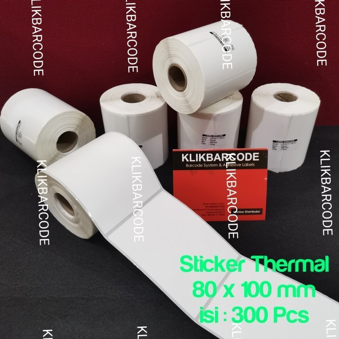 

Label Thermal Pengiriman Resi Clodeo 80 x 100 mm Stiker Termal isi 300 pcs