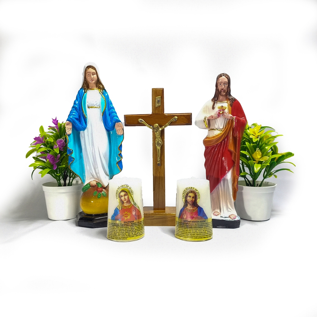Paket Doa Devosi Kepada Bunda Maria dan Tuhan Yesus/Paket Doa Lingkungan Katolik/Patung Bunda Maria 
