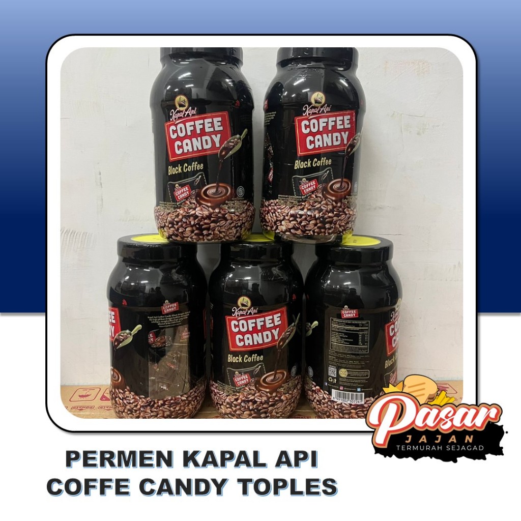 

Permen Kapal Api Coffe Candy Toples Isi 2,5gr x 200pcs