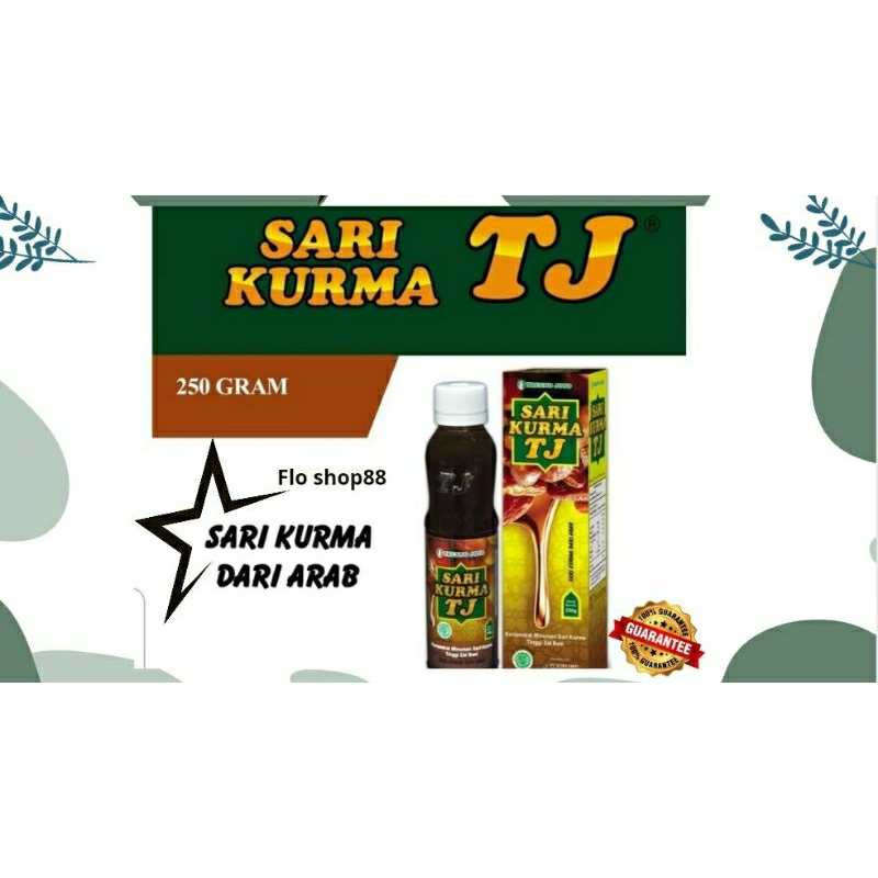 SARI TJ KURMA 250 GR / SARI KURMA ASLI 100% ORIGINAL