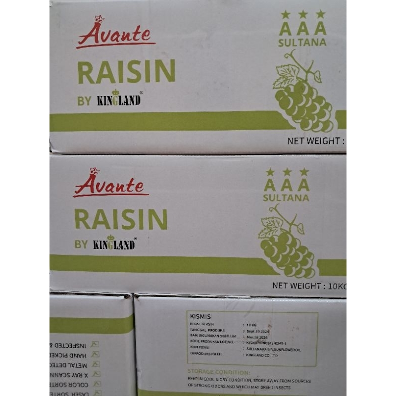 

Raisin / Kismis Avante Sultana 500gr