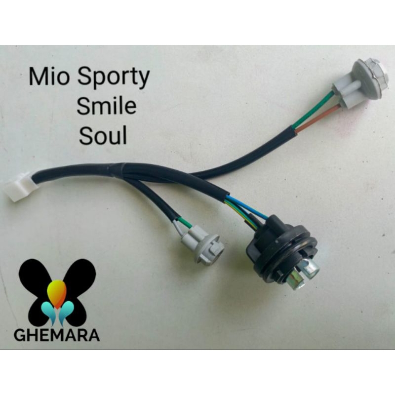 Soket kabel lampu belakang Mio Sporty/Smile/Soul