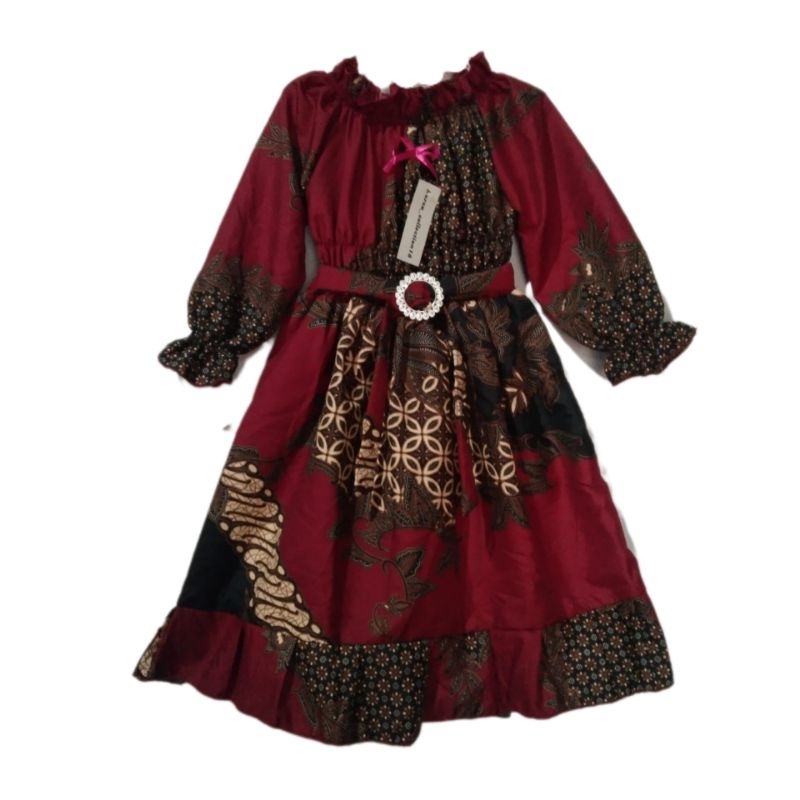 Batik anak perempuan gamis batik anak perempuan batik full
