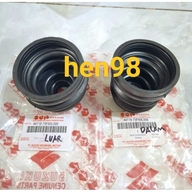 KARET BOOT AS RODA CV JOINT KARIMUN KOTAK - FORSA - WAGON R LUAR DALAM 2PCS