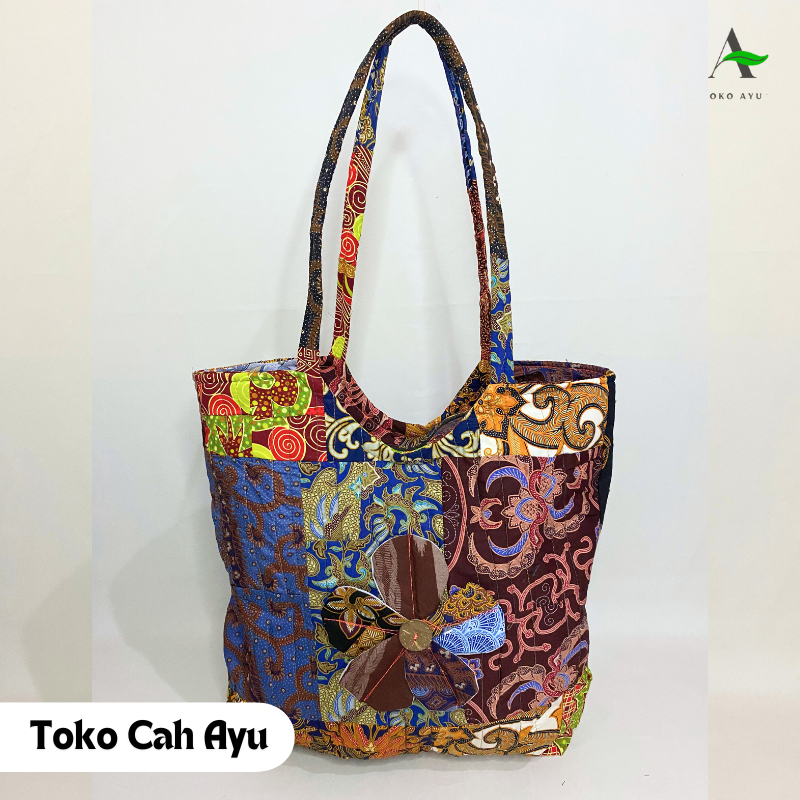 TOKO CAH AYU/TOTEBAG PERCA BATIK/TAS UNIK JOGJA