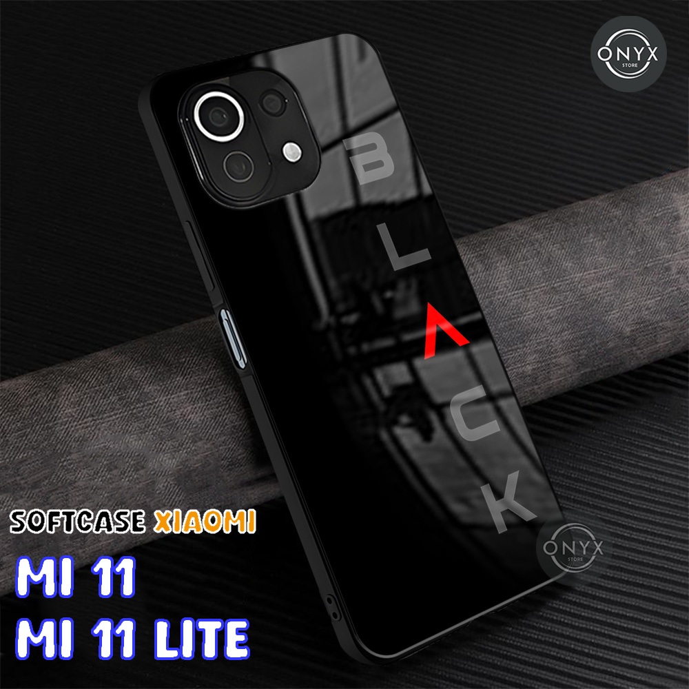 [AA03] SOFTCASE XIAOMI MI 11 | 11 LITE | Casing Kilau Glossy Mi 11 11 Lite | text | Kesing Keren Luc