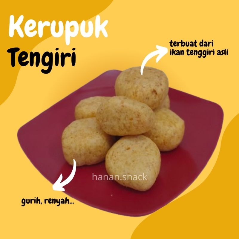 

Kerupuk Tengiri Gurih Renyah Lezat 50GR