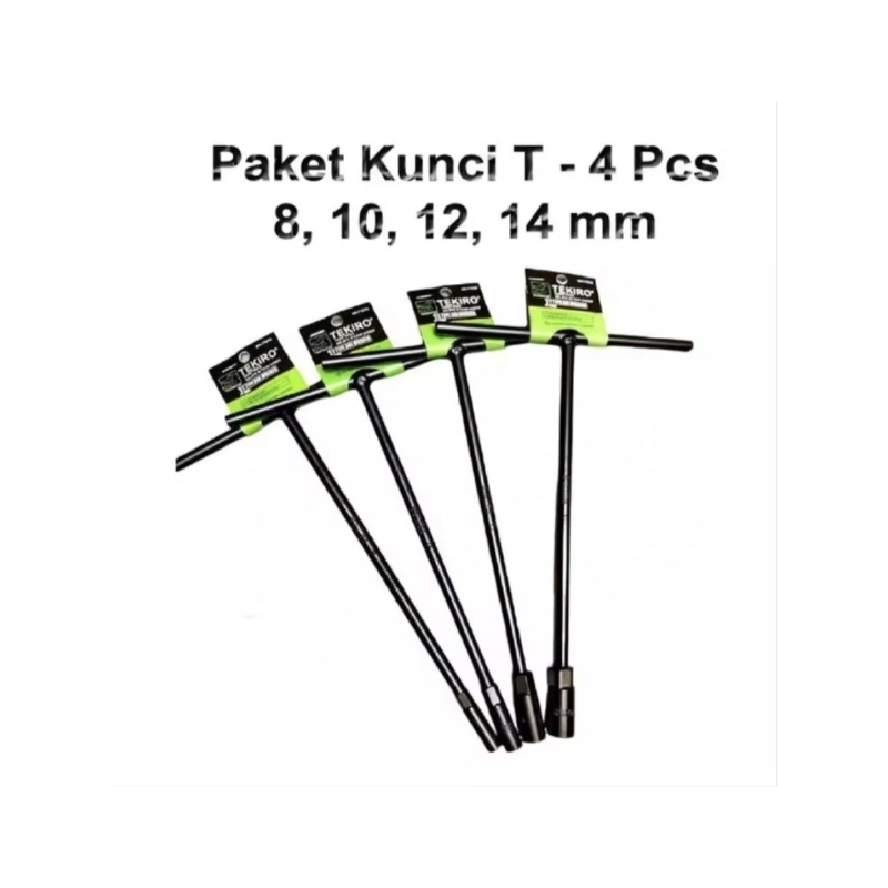 PAKET ORIGINAL TEKIRO kunci T8/T10/T12/T14 kunci t tekiro 8 10 12 14 ori
