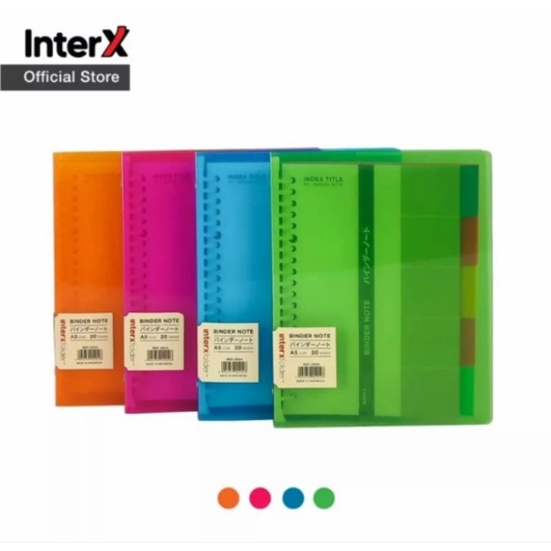 

Binder Note A5 Transfaran Inter X