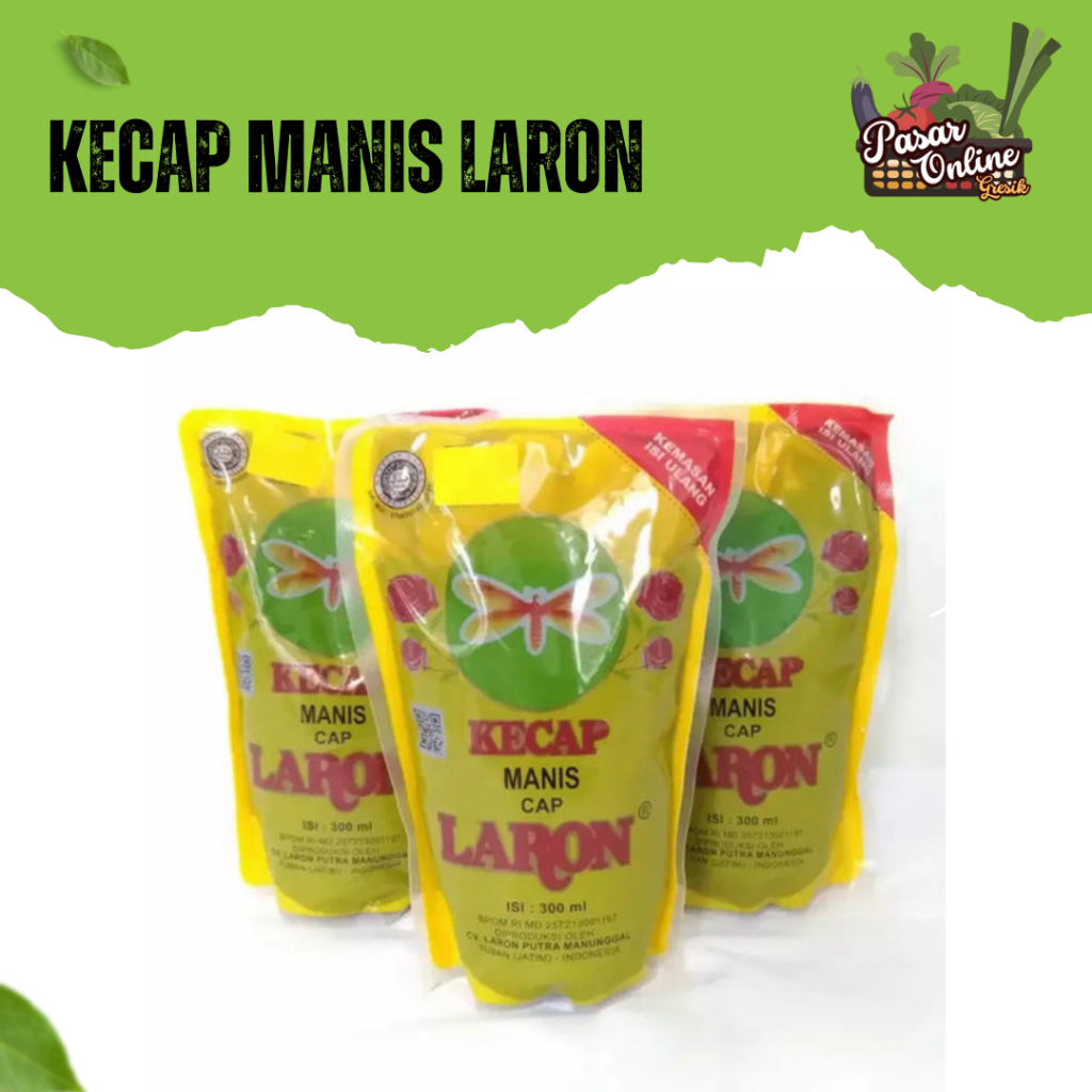 

KECAP MANIS CAP LARON ASLI TUBAN Refill 620 ML