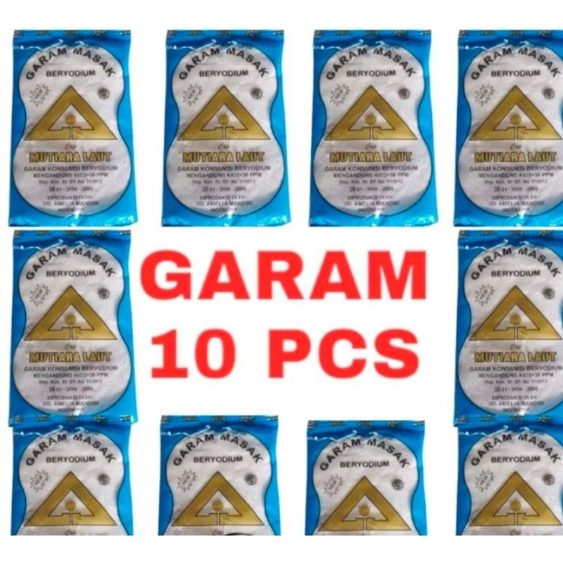 

10 pcs garam dapur beryodium halus