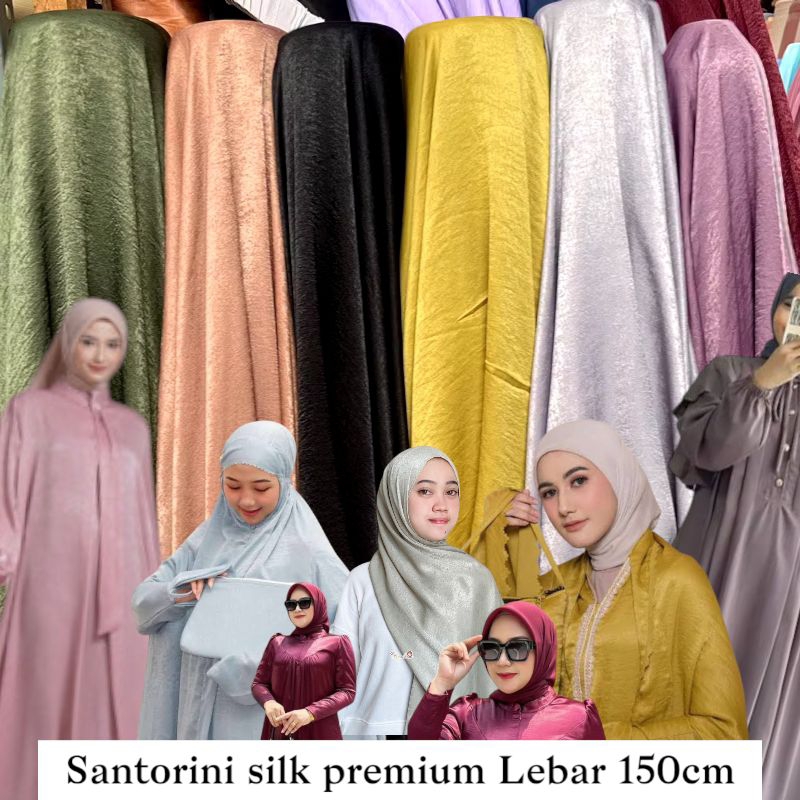 kain santorini polos - kain santorini silk - kain santorini premium - kain santorini silk luxury