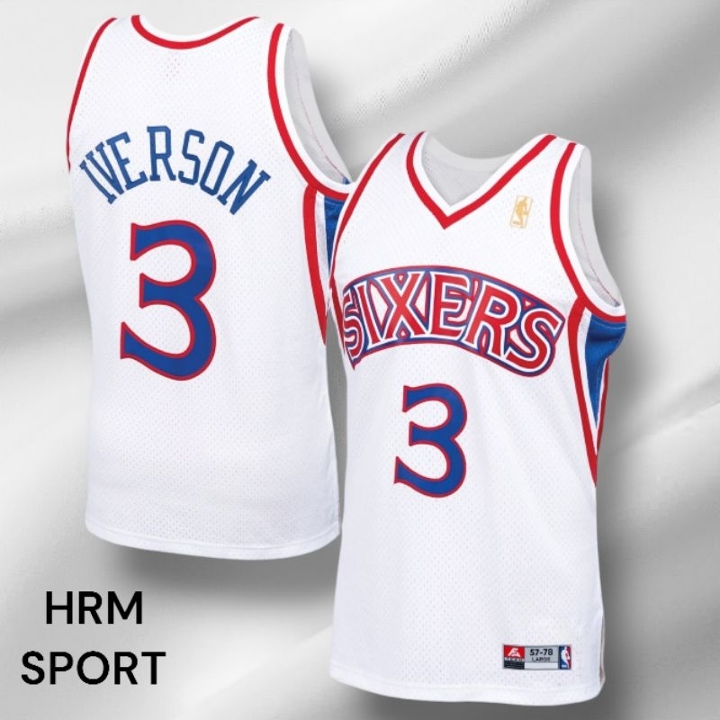 JERSEY BASKET NBA ALLEN IVERSON SIXERS #3