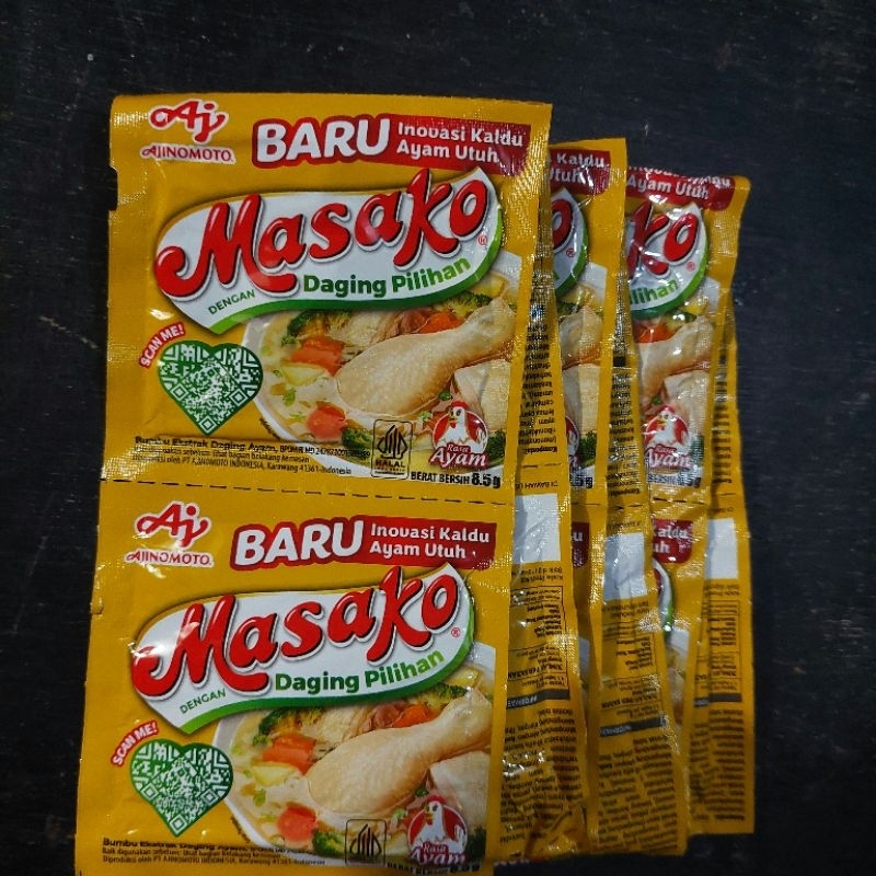 

masako ayam shaset / kaldu / penyedap rasa