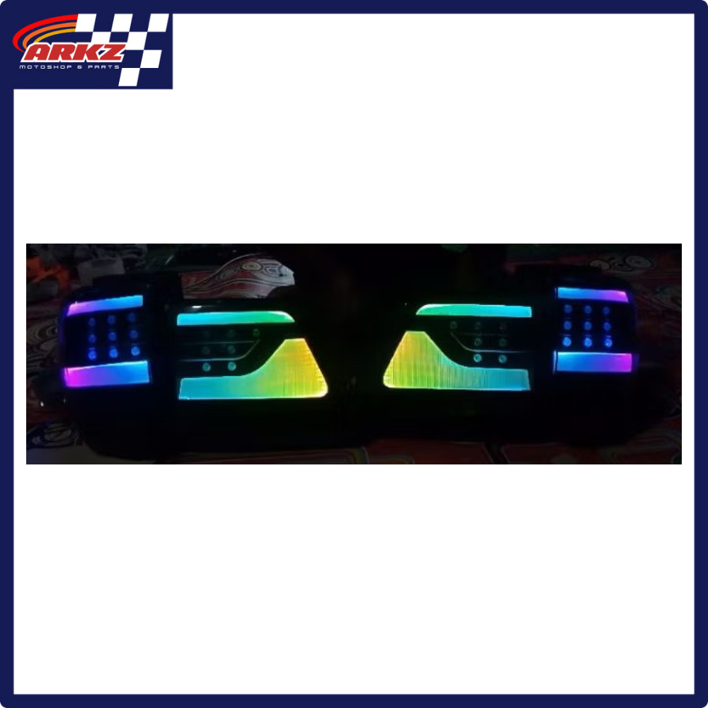 Stoplamp Fortuner VNT Model LC Land Cruiser Custom Full RGB Matrix Paddlepop Remote Aplikasi