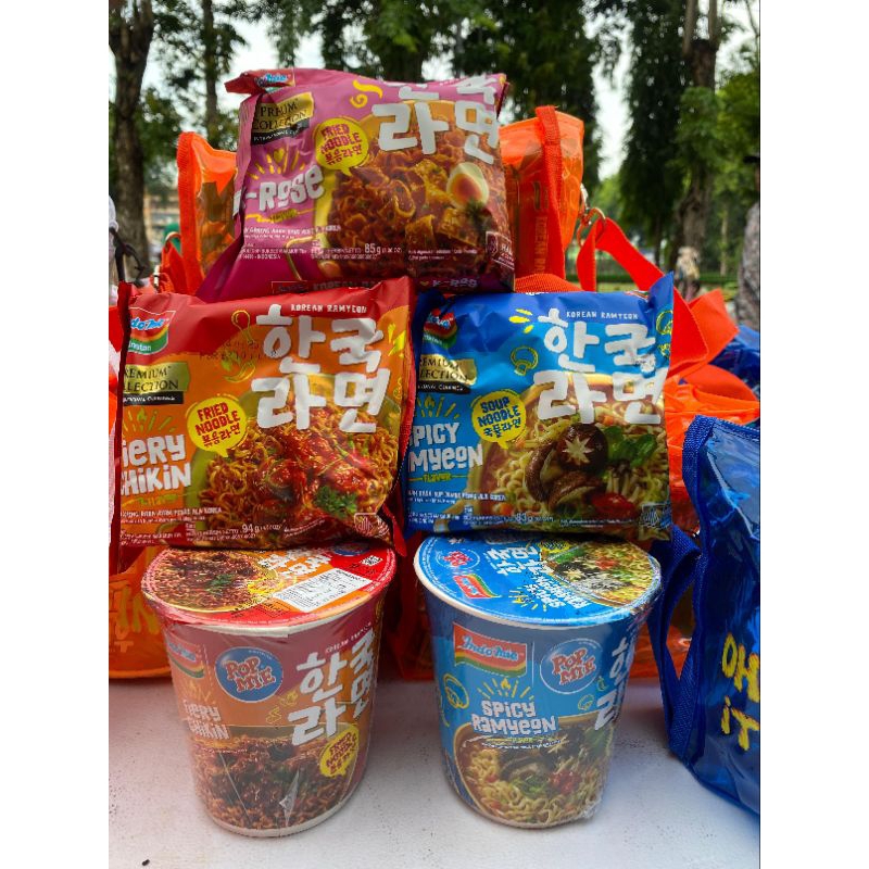 

paket indomie korean mix isi 5