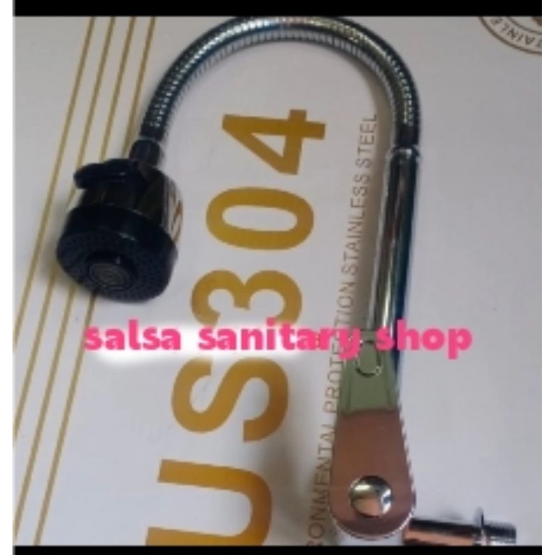 kran tembok Flexible Stainless/kran flexible tembok