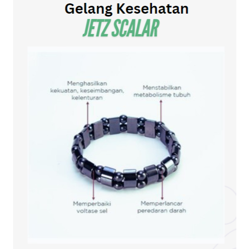 Gelang kesehatan Jetz Scalar Energy - Original