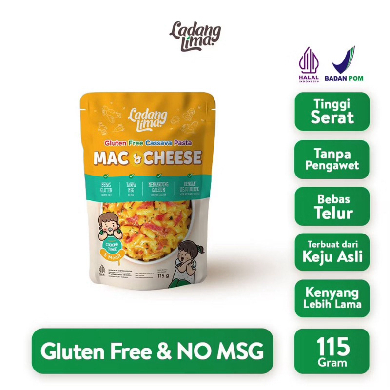 

Mac & Cheese Cassava Pasta Gluten Free By Ladang Lima