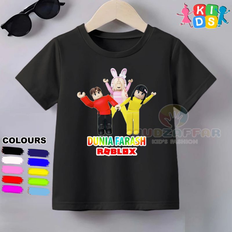 BAJU KAOS ANAK ANAK DUNIA FARASH ROBLOX KAOS ANAK DUNIA FARASH ROBLOX