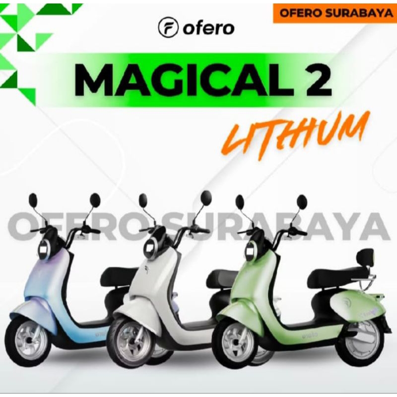 E-BIKE SEPEDA LISTRIK OFERO TIPE MAGICAL 2LIT || SPEED 40KM/H POWER 500W