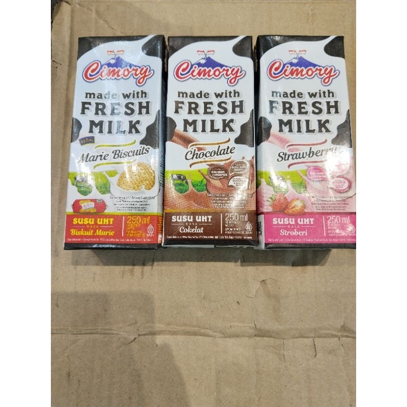 

Cimory Made with Fresh Milk Susu UHT 24pcs@250ml
