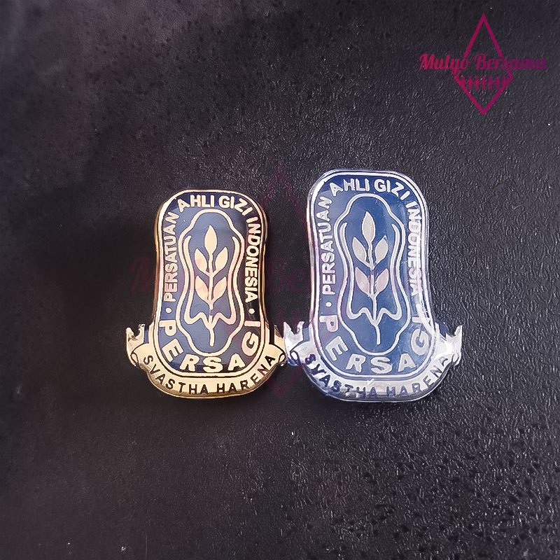 Pin Bros Komunitas Persatuan Ahli Gizi Pin Logo PERSAGI - Mulyo Bersama