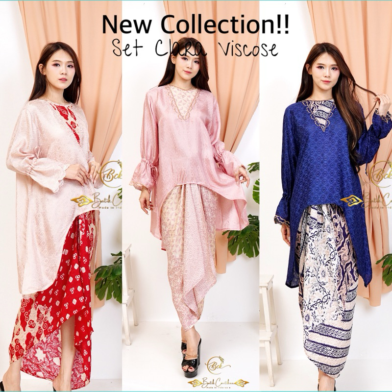CLARA Set Bordir- Batik Cantikuu | Viscose | Viscose Set Wanita