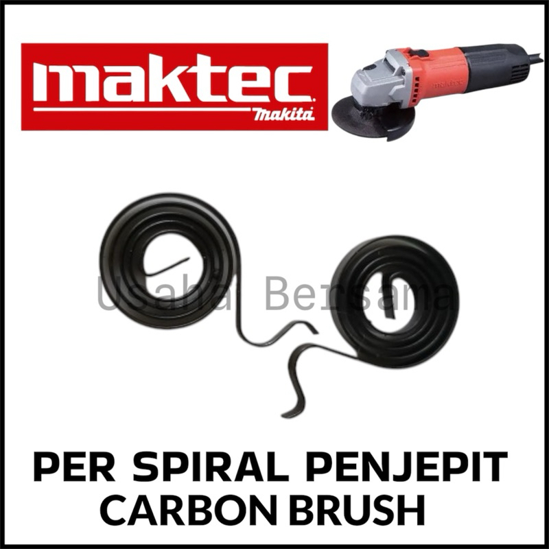 PER SPRING SPIRAL PIR MESIN GERINDA MAKTEC MT90 MT91 PENAHAN CARBON BRUSH