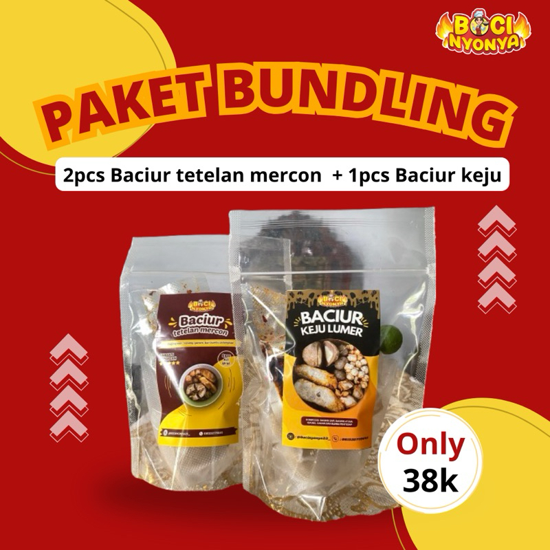 

Baciur 3pcs Paket Bundling - Tetelan Mercon + Keju Lumer