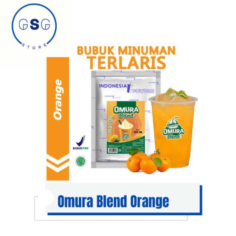 

Omura Blend Rasa Orange 500gr / Bubuk Minuman / Powder Minuman / Bubuk Minuman Terlaris / Bubuk Minuman Boba