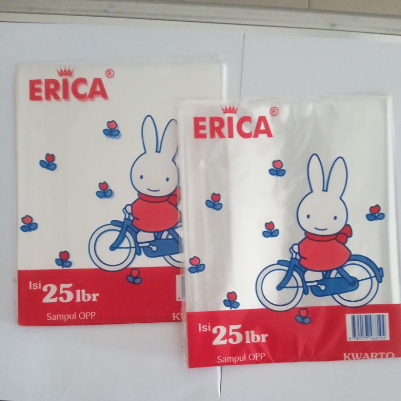 

Sampul Buku Plastik Erica ukuran buku tulis per pak isi 25 lembar