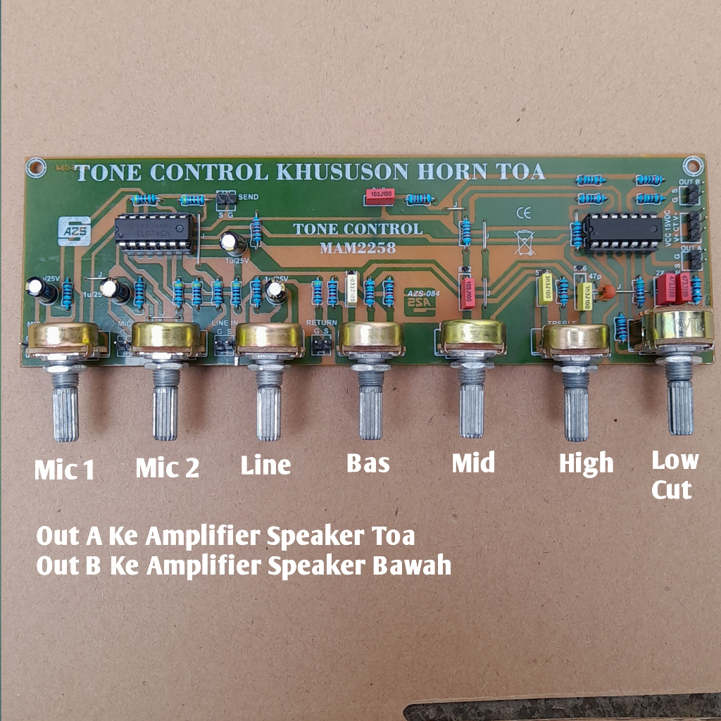 Kit Tone Control Toa
